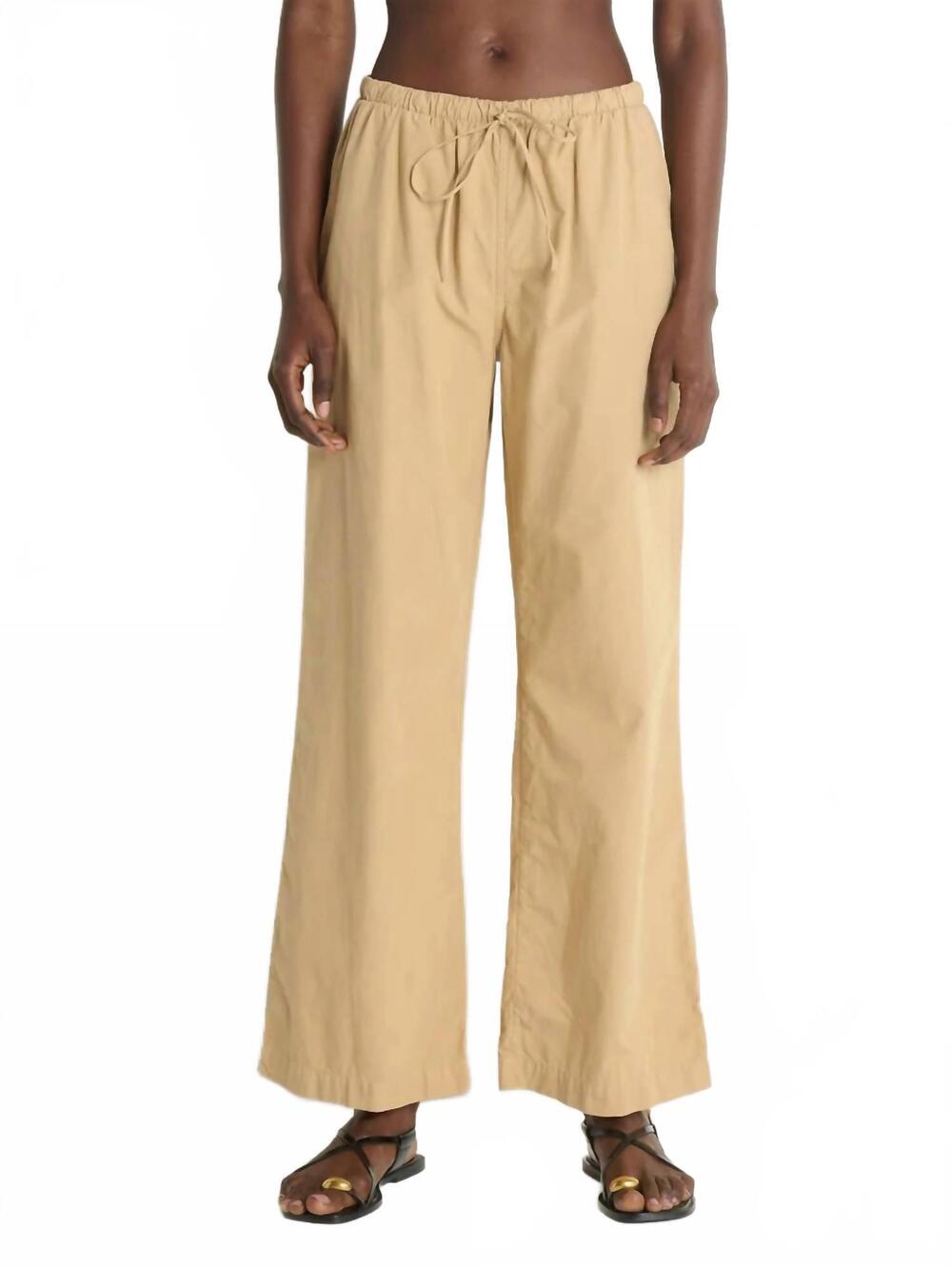 NEW NATION LTD lucia tie waist pant in toffee